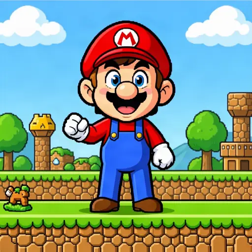 L5 generation for Mario · Nintendo