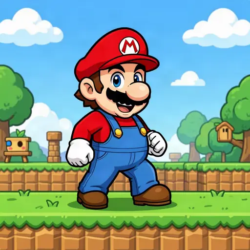 L5 generation for Mario · Nintendo