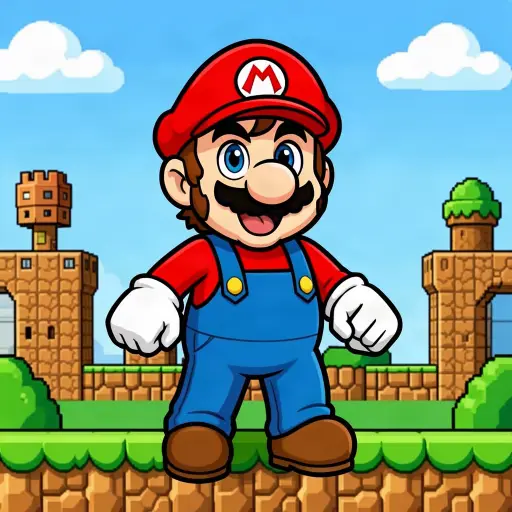 L5 generation for Mario · Nintendo