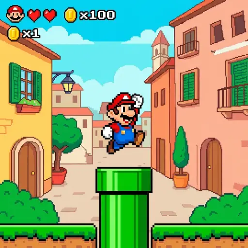 L1 generation for Mario · Nintendo