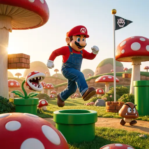 L5 generation for Mario · Nintendo
