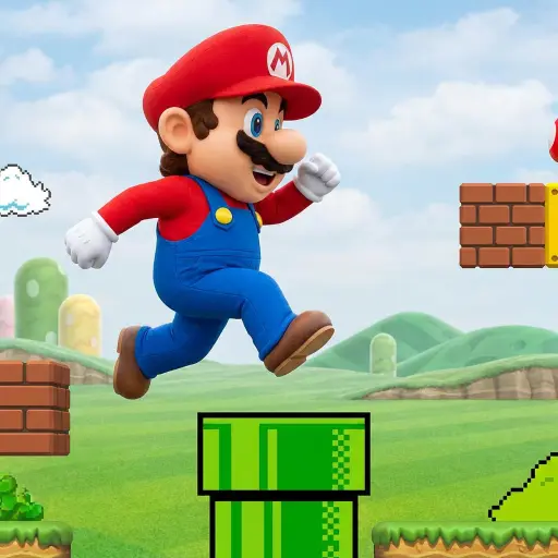 L5 generation for Mario · Nintendo
