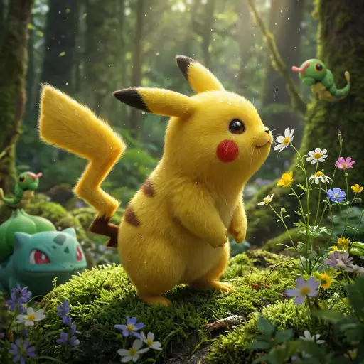 L5 generation for Pikachu · The Pokémon Company