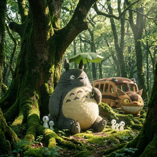 L5 generation for Totoro · Studio Ghibli