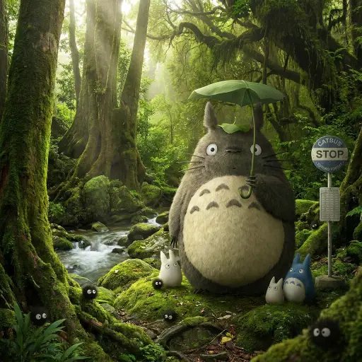 L5 generation for Totoro · Studio Ghibli