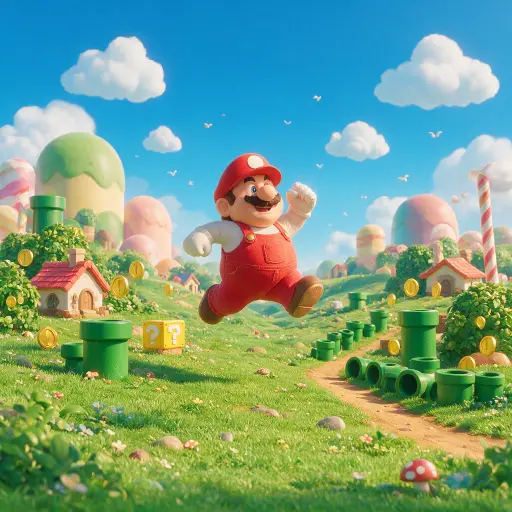 L3 generation for Mario · Nintendo
